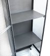 画像5: メッシュキャビネット L ビンテージグレー (5)