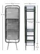 画像13:  新入荷！ 7218 メッシュキャビネット アンティークシルバー (13)